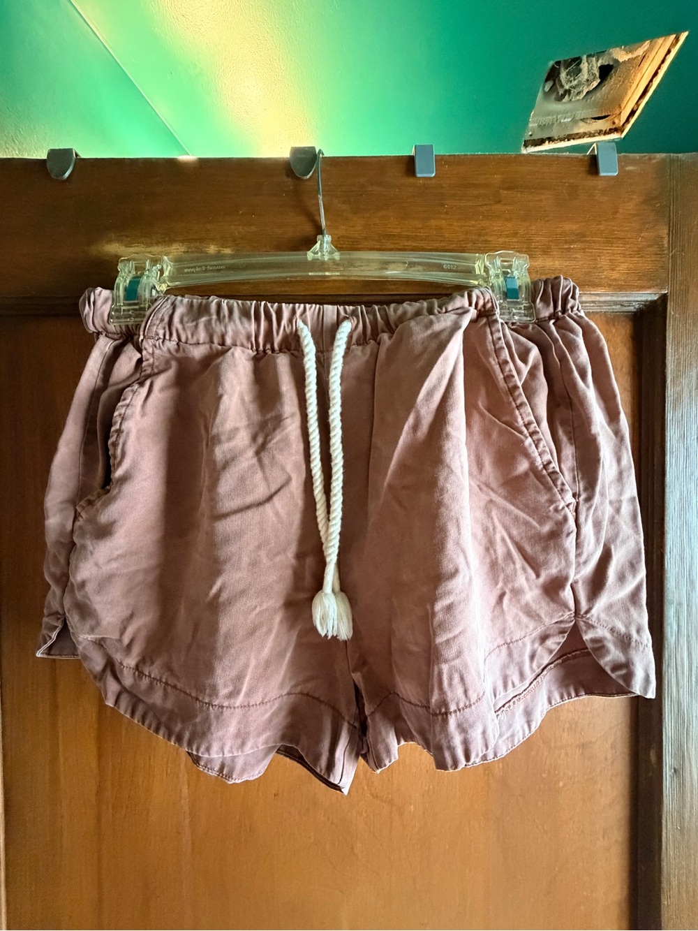 UpWest Women's Dusty Rose Drawstring Shorts
